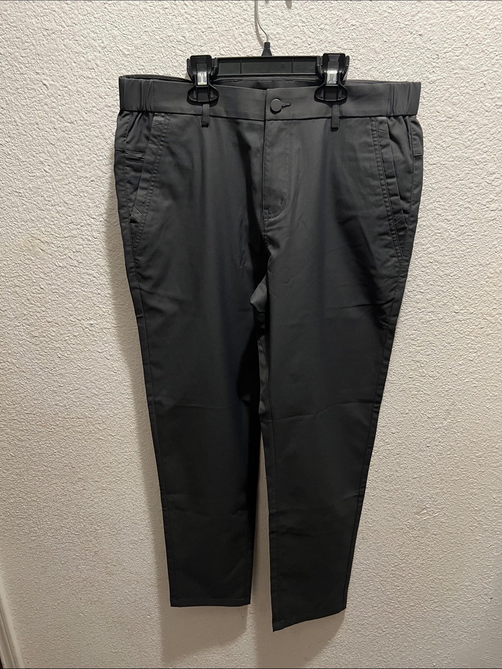 Men's Jack Archer charcoal gray Chino Pants - Sleek Everyday Tailored Fit